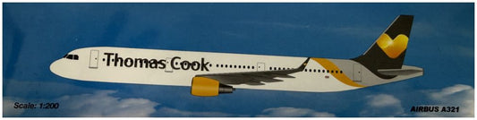 Available To Order – (220426) Airbus A321 Thomas Cook UK Livery 1:200 PPC Holland Model (PRP TCOOKA321-UK)