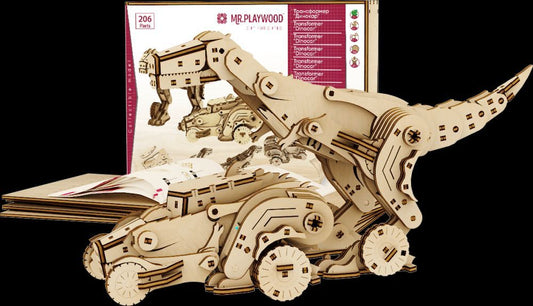 Available to Order – Transformer 'Dinocar' (206pcs) (290x112x163) & (148x112x84) (PWD 10016)