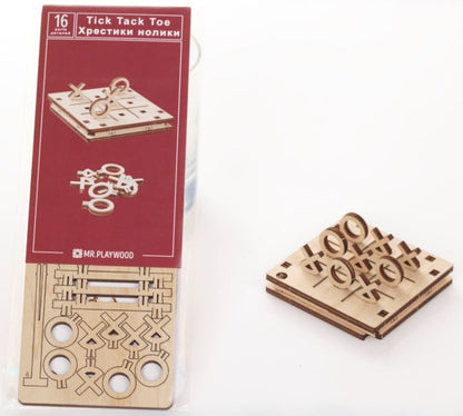 Available to Order – Tic-Tac-Toe #2 (Game) (16 Pieces) (70x70x27mm) (PWD 10029)