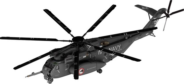 Available to Order – Sikorsky MH-53E Sea Dragon Dark Grey 555 1:72 (PZK 14040PA-555)