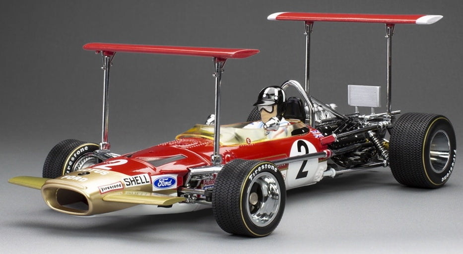 Available To Order – Lotus 49B #2 Jochen Rindt 1969 South African GP F1 (Limited Edition 999pcs) 1:18 Quartzo Model (QUA 18224)