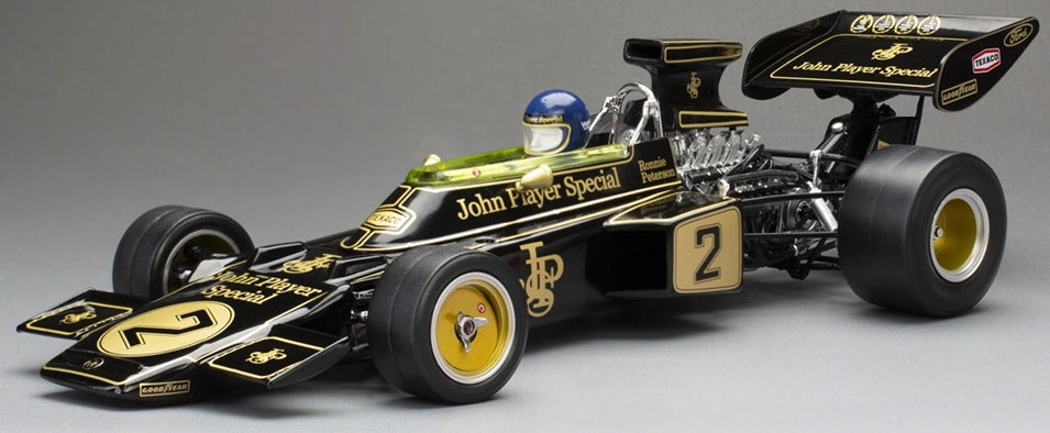 Available To Order – Lotus 72E #2 Ronnie Peterson 1973 Monaco GP 3rd (Limited Edition 999pcs) 1:18 Quartzo Model (QUA 18293)