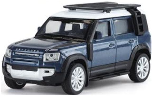 Available to Order – Land Rover Defender 110 Blue Opening Parts/Light and Sound -1:32 Q3002A 1:32 (QXT 2401017B)