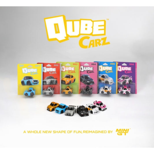 PRE ORDER STOCKS DUE DECEMBER 2025 / JANUARY 2026 1:64 MINI GT QZ001PACK QUBECARZ SEALED CASE OF 6 CHANE OF CHASE