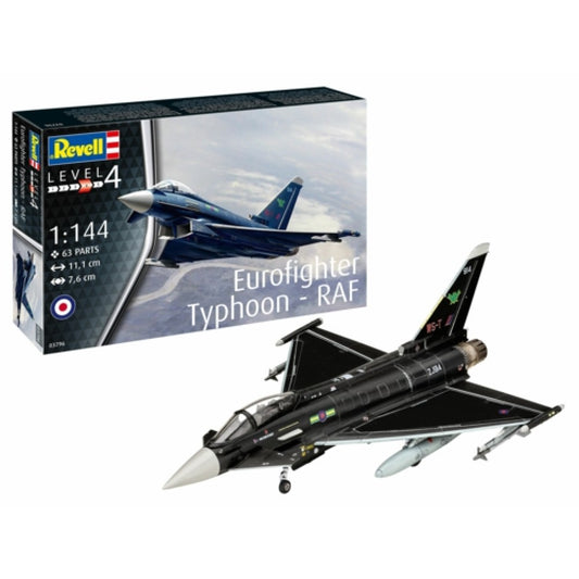 Available to Order – Eurofighter Typhoon - RAF (Plastic Kit) 1:144 Revell Model (R03796)
