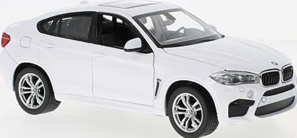 BMW X6M White 1:24 – diecast model
