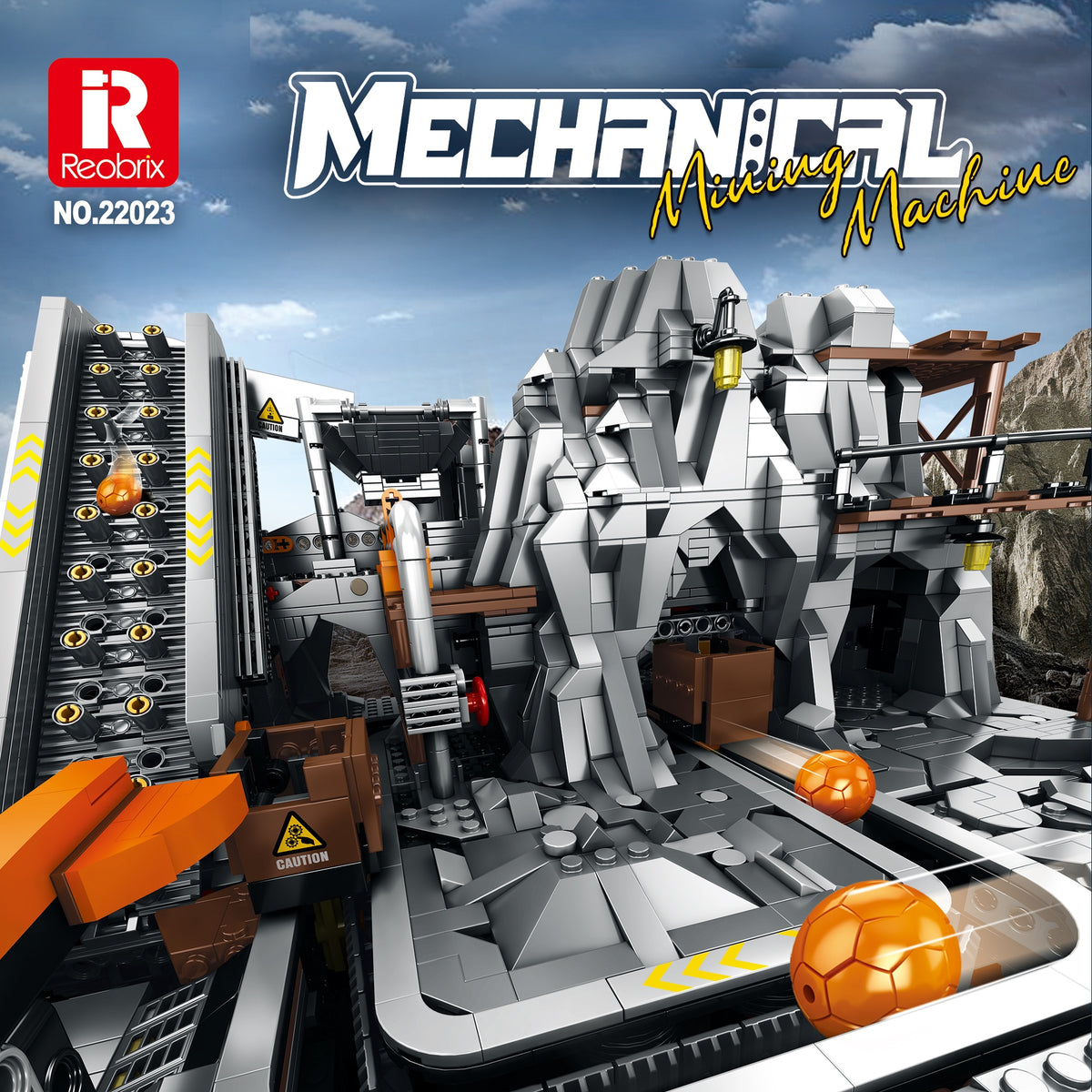 Available To Order – Mining Machine Remote Control (3,338pcs) 39 CM Reobrix Model (REO 22023)
