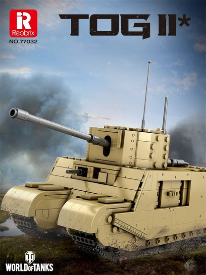 Available To Order – TOG II British Heavy Tank (1,427pcs) 1:30 Reobrix Model (REO 77032)