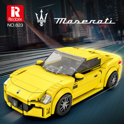 Available To Order – Maserati Granturismo Yellow (384pcs) 1:24 Reobrix Model (REO 823)