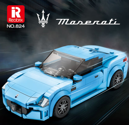 Available To Order – Maserati Granturismo Blue (384pcs) 1:24 Reobrix Model (REO 824)
