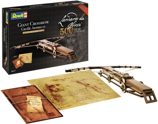 Available to Order – Giant Crossbow (500 Years Ldv) Leonardo Da Vinci 1:100 Revell Model (REV 00517)