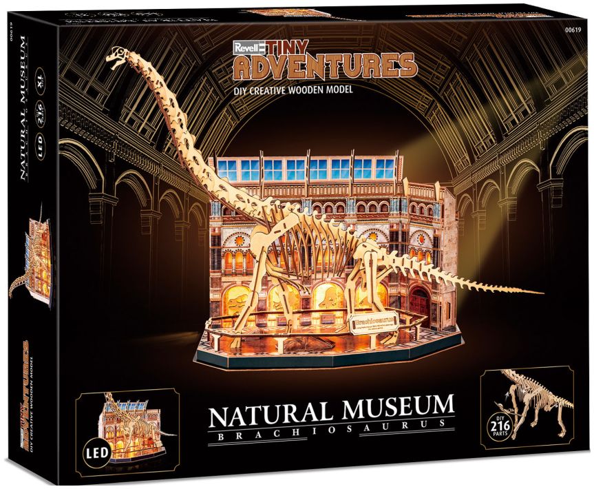 Available to Order – Natural Museum - Brachiosaurus: Tiny Adventures Revell Model (REV 00619)