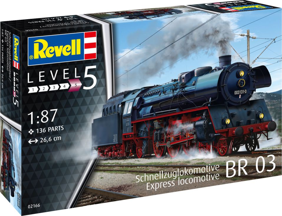 Available to Order – Express Locomotive BR03 + Tender 1:87 (REV 02166)