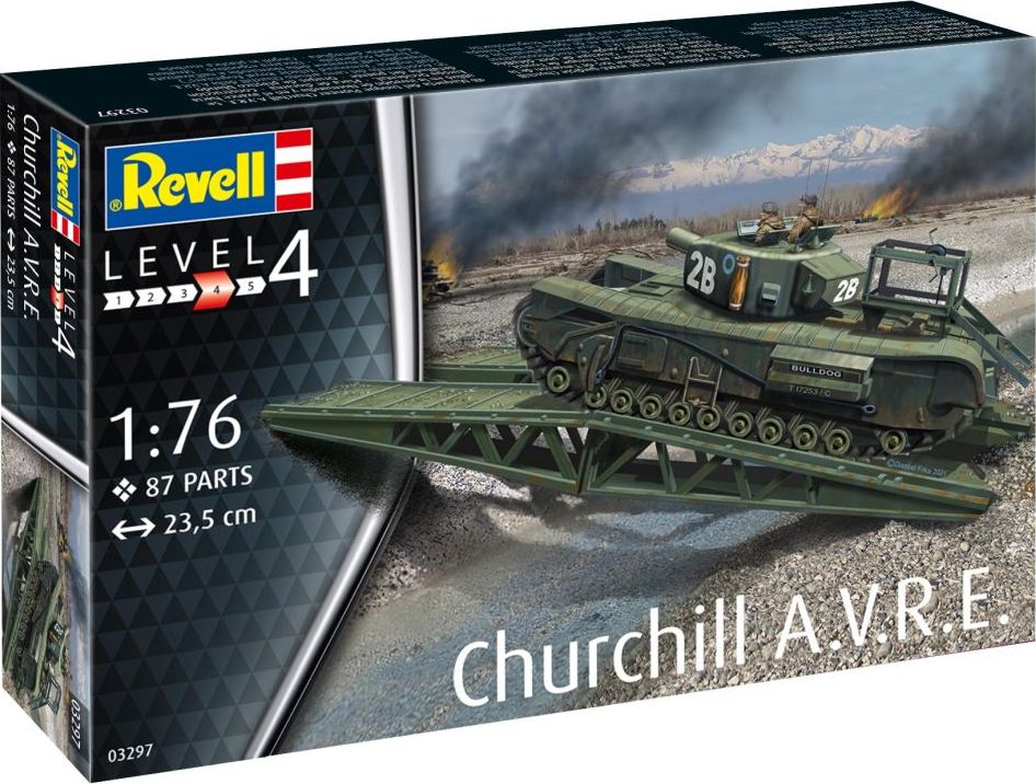 Available to Order – Churchill A.V.R.E 1:76 (REV 03297)