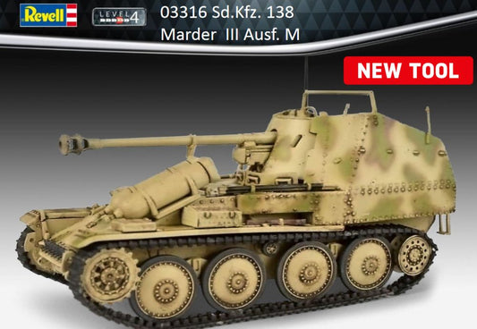 Sd.Kfz. 138 Marder III Ausf. M 1:72 Revell Model