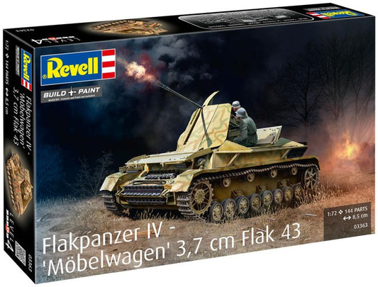 Available To Order – Flakpanzer IV 'Mobelwagen' 3.7cm Flak 43 1:72 (REV 03363)