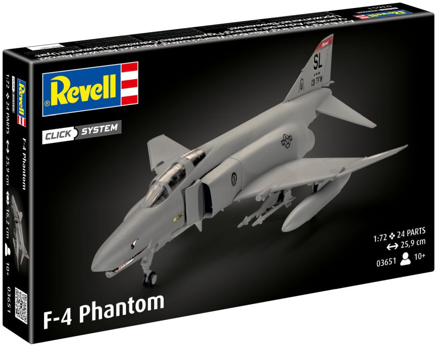 Available To Order – F-4 Phantom (easy-click) 1:72 (REV 03651)