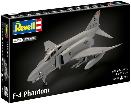 Available To Order – F-4 Phantom (easy-click) 1:72 (REV 03651)