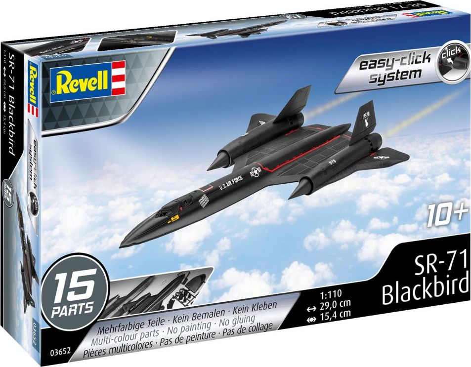 Available to Order – SR-71 Blackbird Easy-Click-System 1:110 (REV 03652)