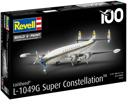 Available to Order – Lockheed L.1049G Super Constellation 'Lufthansa' 100 Years 1:144 (REV 03745)