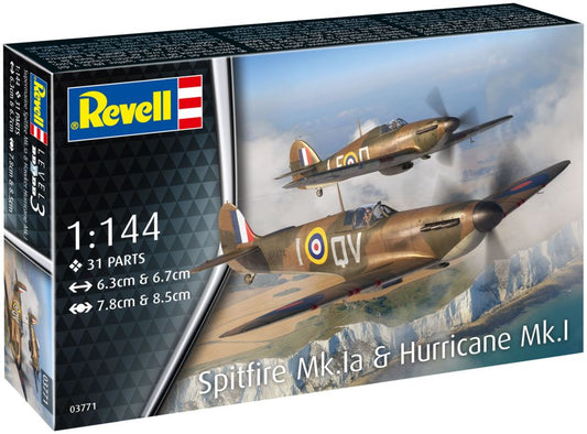 Available to Order – Spitfire Mk.Ia & Hurricane Mk.I 1:144 (REV 03771)