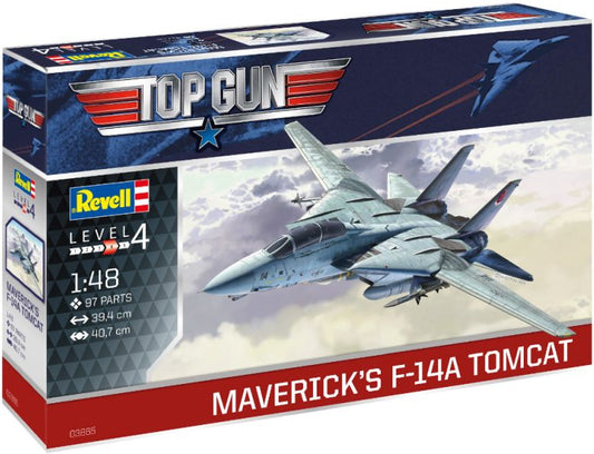 Maverick's F-14A Tomcat 'Top Gun' (easy-click) 1:48 Revell Model