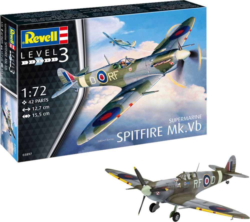 Available to Order – Supermarine Spitfire Mk.Vb 1:72 (REV 03897)