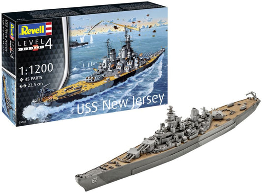 Available To Order – Battleship USS New Jersey 1:1200 (REV 05183)