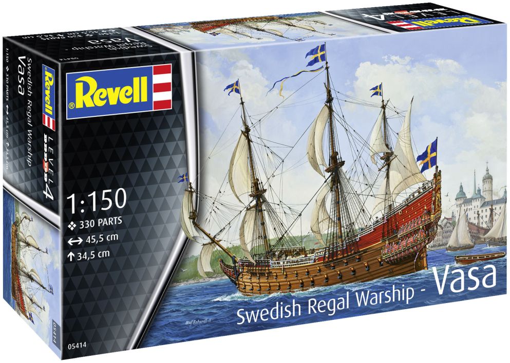 Available to Order – VASA Swedish Regal Ship 1:150 (REV 05414)