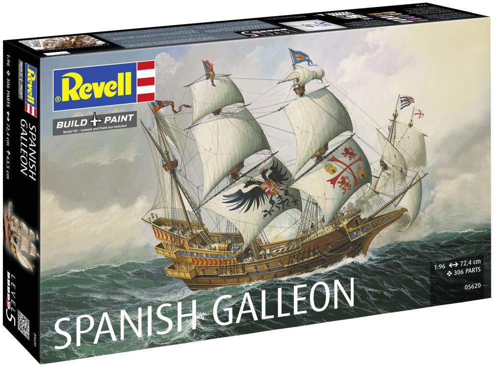 Available to Order – Spanish Galleon 1:96 (REV 05620)