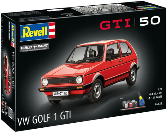 Available to Order – VW Golf Gti '50 Years of The VW Golf Gti' Gift Set 1:24 (REV 05623)