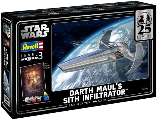 Available to Order – Gift Set - Darth Maul's Sith Infiltrator: EP1 25th 1:120 (REV 05638)