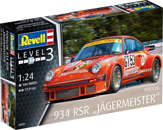 Available To Order – Porsche 934 RSR 'Jagermeister' 1:24 Revell Model (REV 07031)