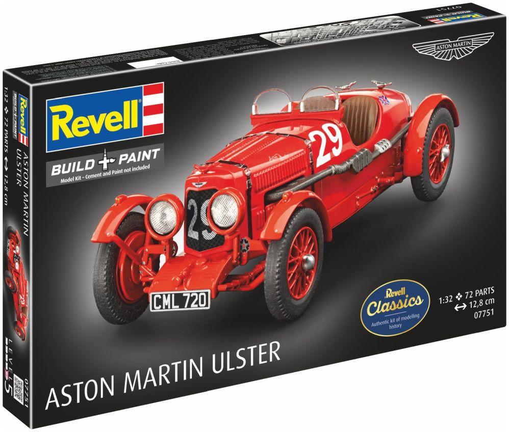 Available To Order – Aston Martin Ulster (Revell Classics) 1:32 Revell Model (REV 07751)