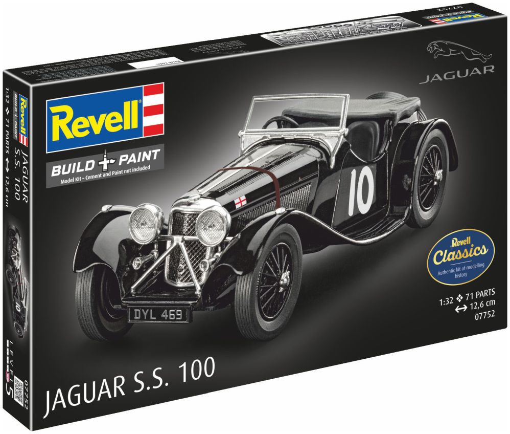 Available to Order – Jaguar S.S. 100 (Revell Classics) 1:32 (REV 07752)