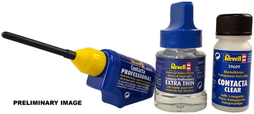 Available To Order – Contacta Glue Basic Set (Professional/ X.Thin/Clear) Revell Model (REV 39618)