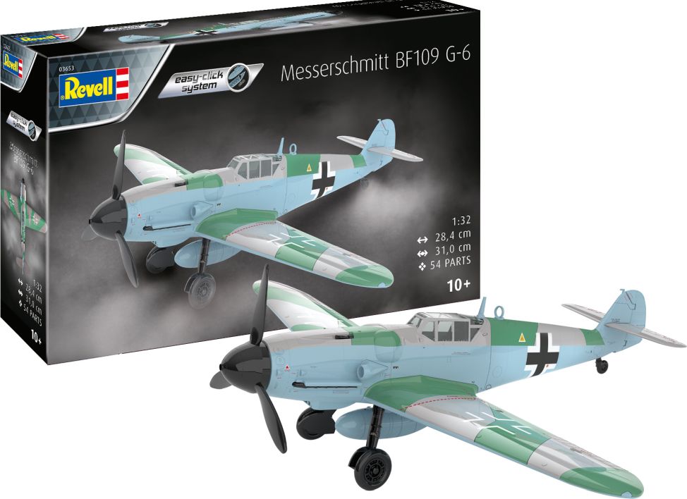 Available to Order – Messerschmitt Bf109G-6 Easy-Click-System Model Set 1:32 Revell Model (REV 63653)