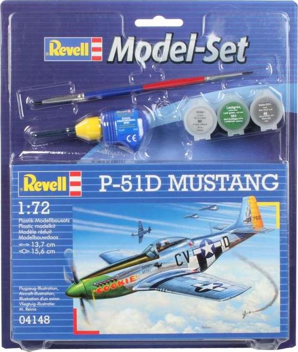 Available to Order – P-51D Mustang 'Model Set' 1:72 Revell Model (REV 64148)