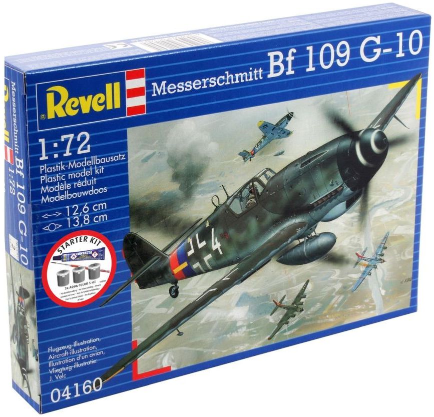 Messerschmitt Bf-109 G-10 Starter Kit 1:72 Revell Model