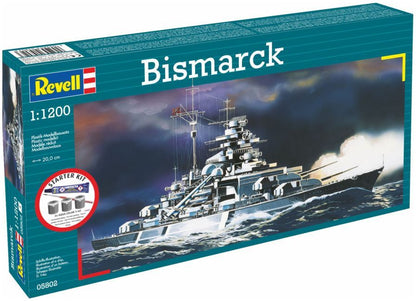 Battleship Bismarck Starter Kit 1:1200 Revell Model