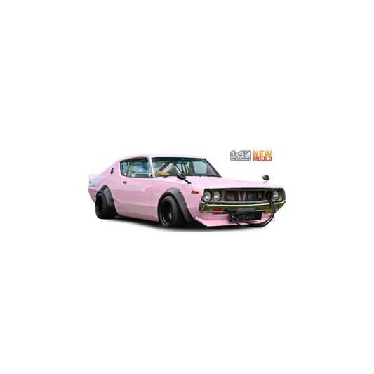 Pre-Order – 1972 Nissan Skyline GT-R Kenmeri W/ L.W. Bodykit, roze 1:43 Solido Model (SOLI4319802) – ETA. January 2027
