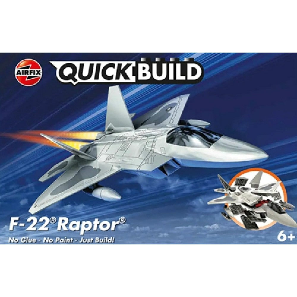 THIS ITEM IS AVAILABLE TO ORDER - AIRFIX AXJ6005 RAPTOR QUICK BUILD