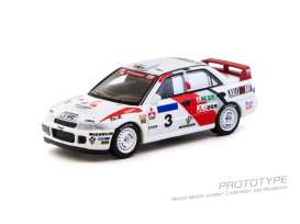 Pre-Order – 1994 Mitsubishi Lancer Evolution II K. Eriksson/S. Parmander Hong Kong Beijing Rally TCT64G04994HKBR03 Stocks Due Jul / Aug 2026 1:64 Tarmac Works Diecast Model