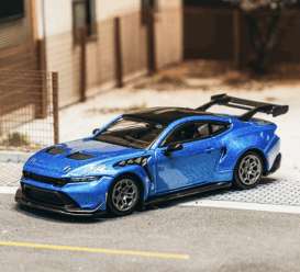 Pre-Order – Ford Mustang Gtd Blue Blister Packaging TCT64G086BLBL Stocks Due Nov / Dec 2026 1:64 Tarmac Works Diecast Model Stocks Due Nov / Dec 2026