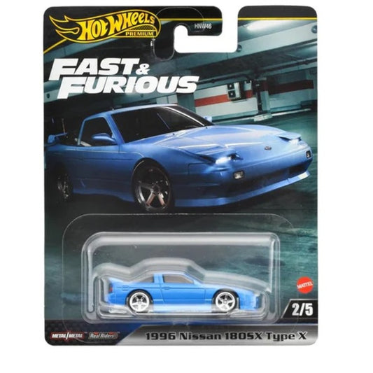 1:64 Hot Wheels Fast and Furious 1996 Nissan 180SX Type X 2/5 HVR62