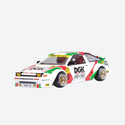 Toyota AE86 Sprinter Trueno Kaido X Dgk V1 Dgk Exclusive 1:64 Mini GT Model Car (MGTKHMG201)