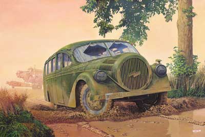 Opel Blitz Ludewig 'Aero' (WWII Service) 1:72 Roden Kits Model