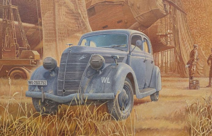 Ford V8-G81A Special 1938 1:35 Roden Kits Model