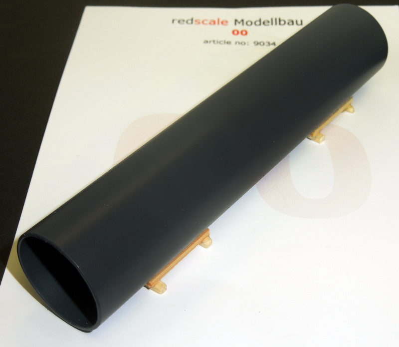 Available To Order – Steel Pipe 5" x 1" - Steel Grey (OO) 1:76 RS Models (RSM 9034)