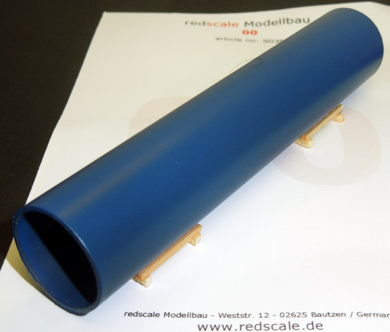 Available To Order – Steel Pipe 5" x 1" - Blue (OO) 1:76 RS Models (RSM 9035)